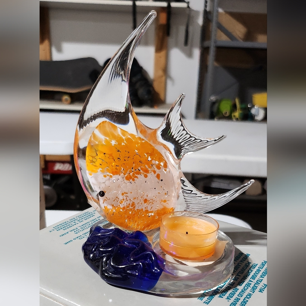 Glass angel fish